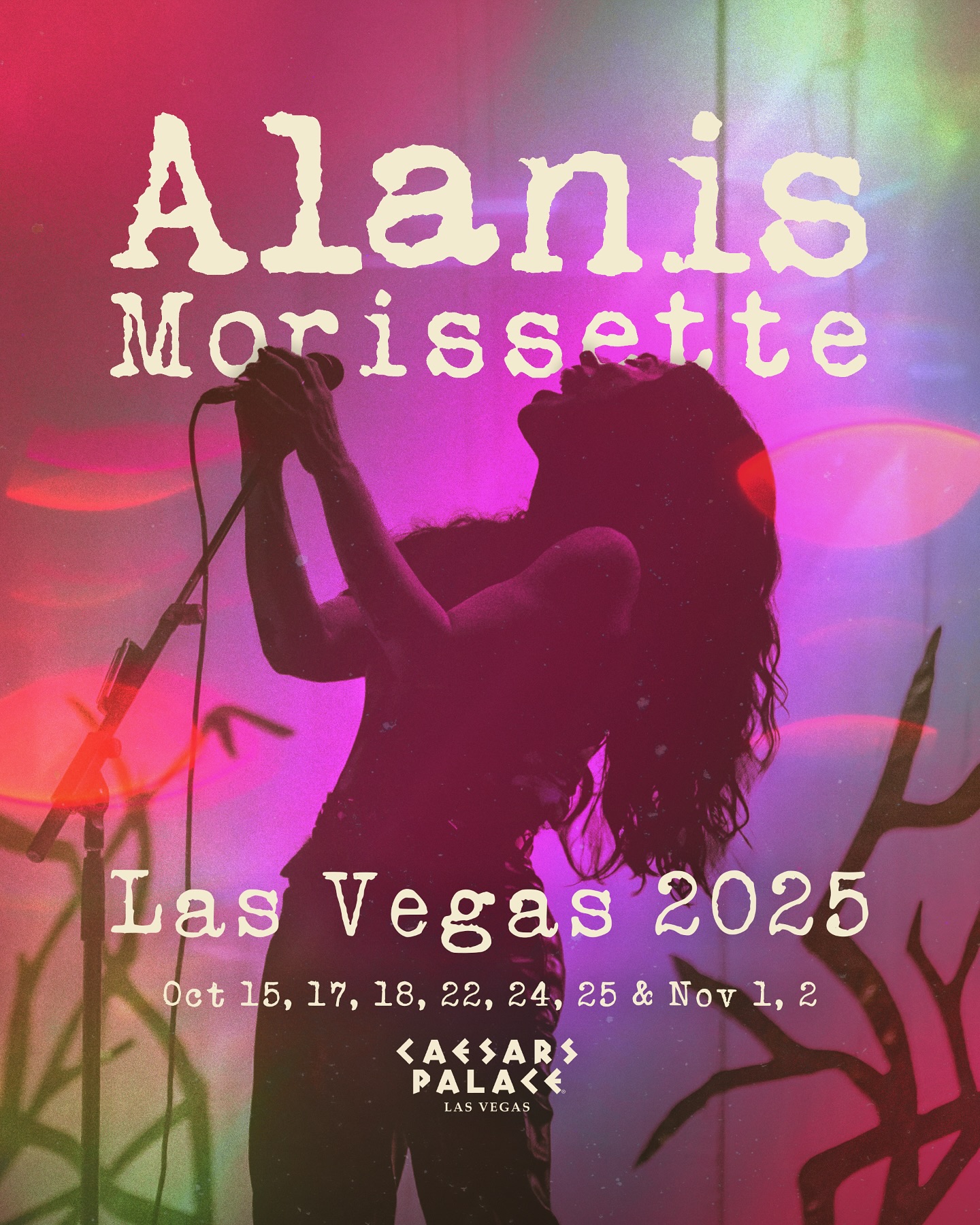 Alanis Morissette Tour Poster 2025
